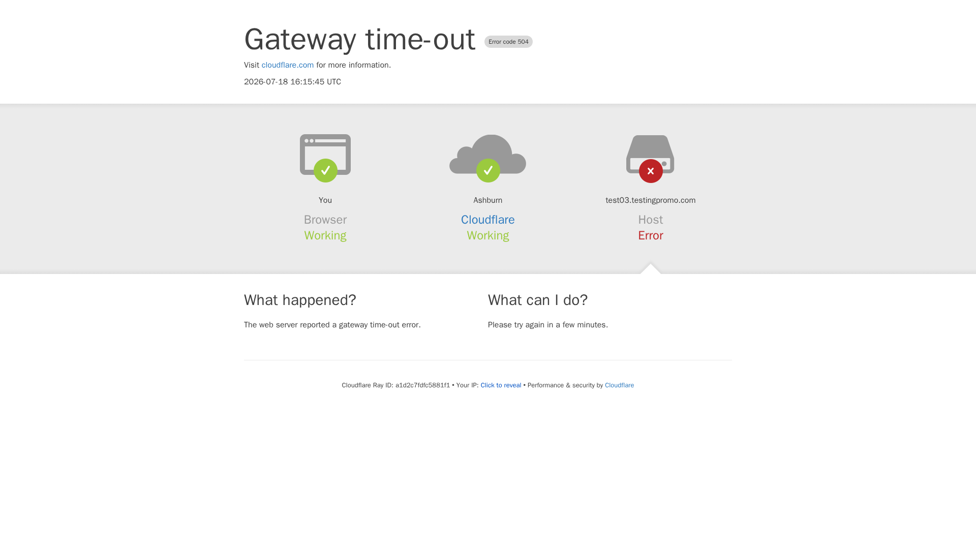 Test failure screenshot